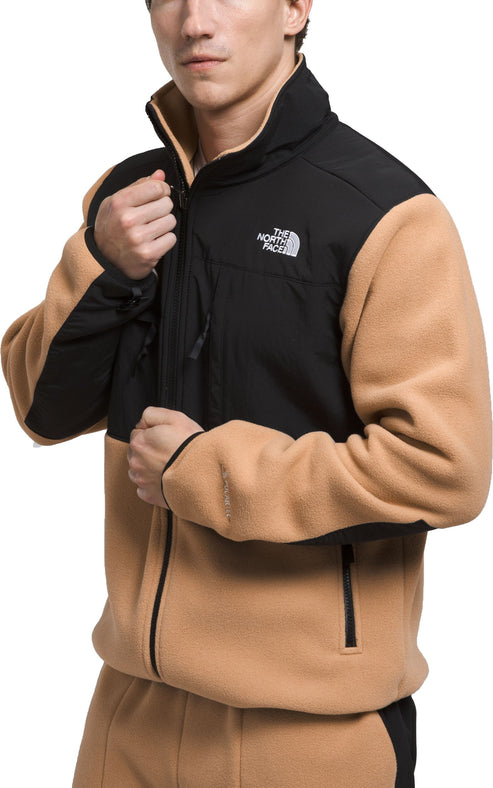 The North Face Apparel M Denali Jacket Almond Butter Tnf Black