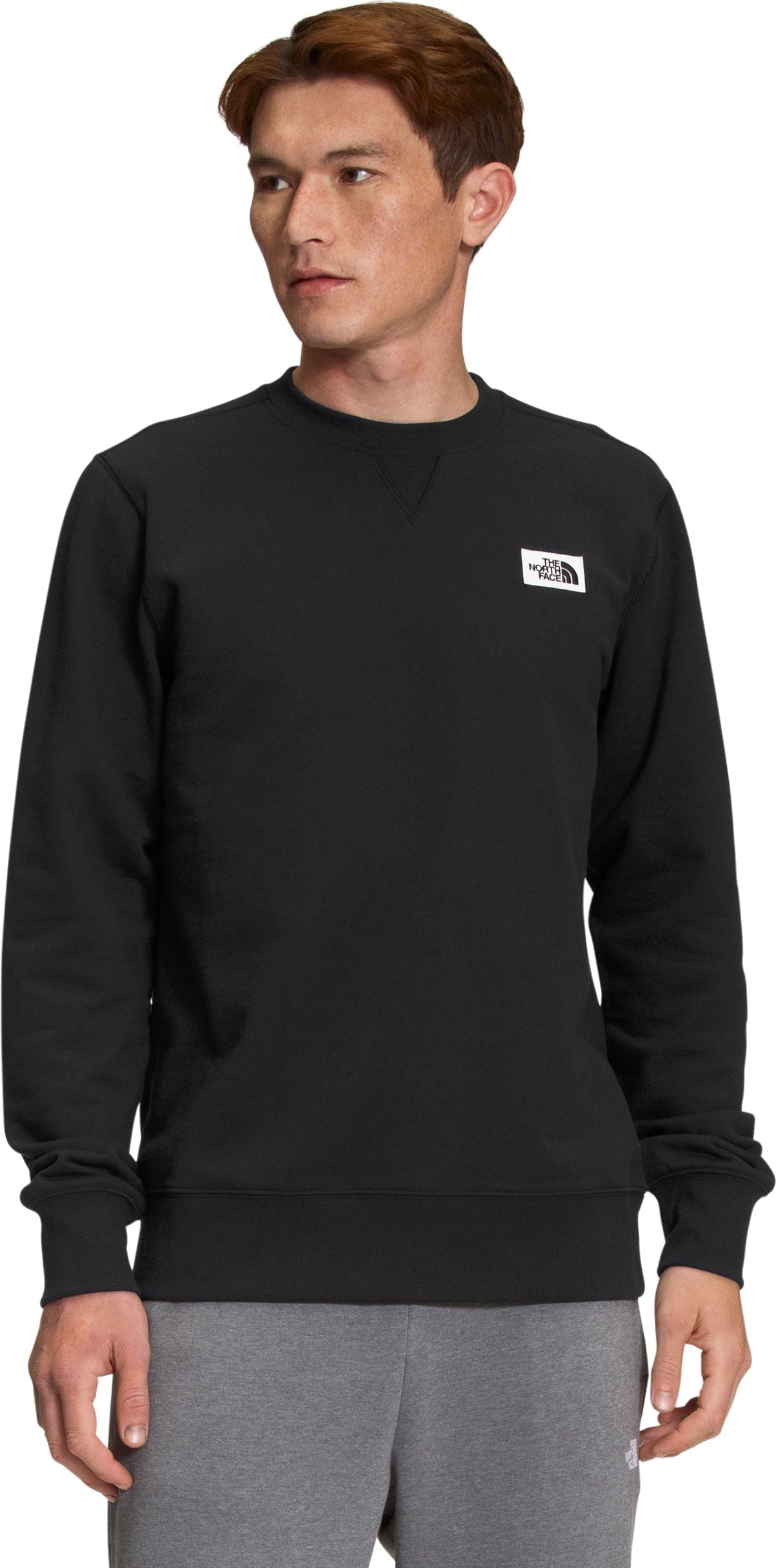The North Face Apparel M Heritage Patch Crew Tnf Black