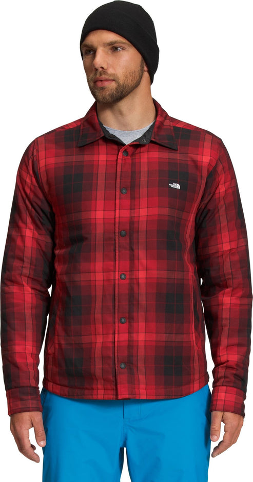 The North Face Apparel Men's Fort Point Insulated Flannel Tnf Red Large Icon Plaid 2