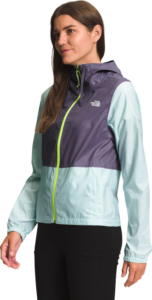 The North Face Apparel W Cyclone Jacket 3 Lunar Slate Skylight Blue Led Yellow