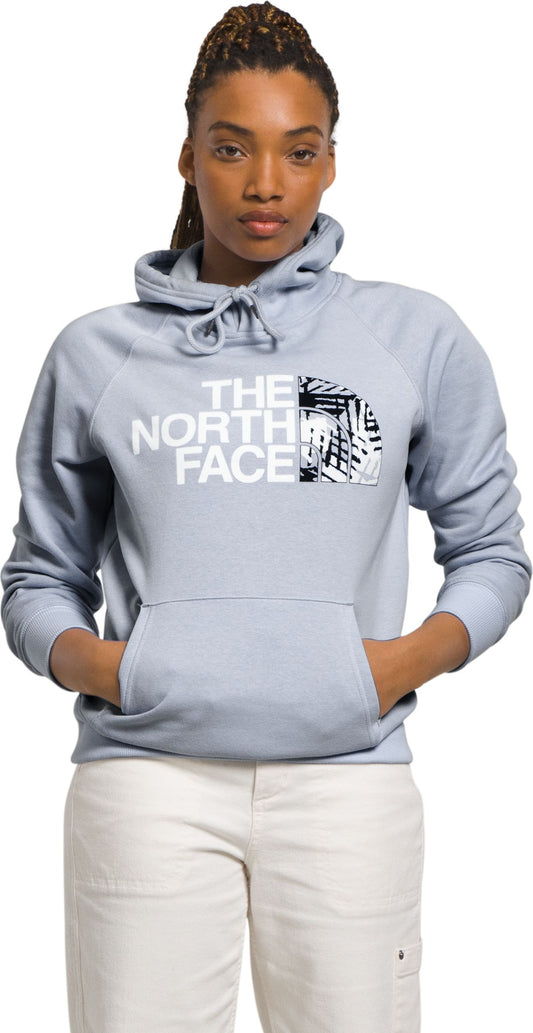 The North Face Apparel W Half Dome Hoodie Cosmic Dusty Periwinkle Crosshatch Camo Print