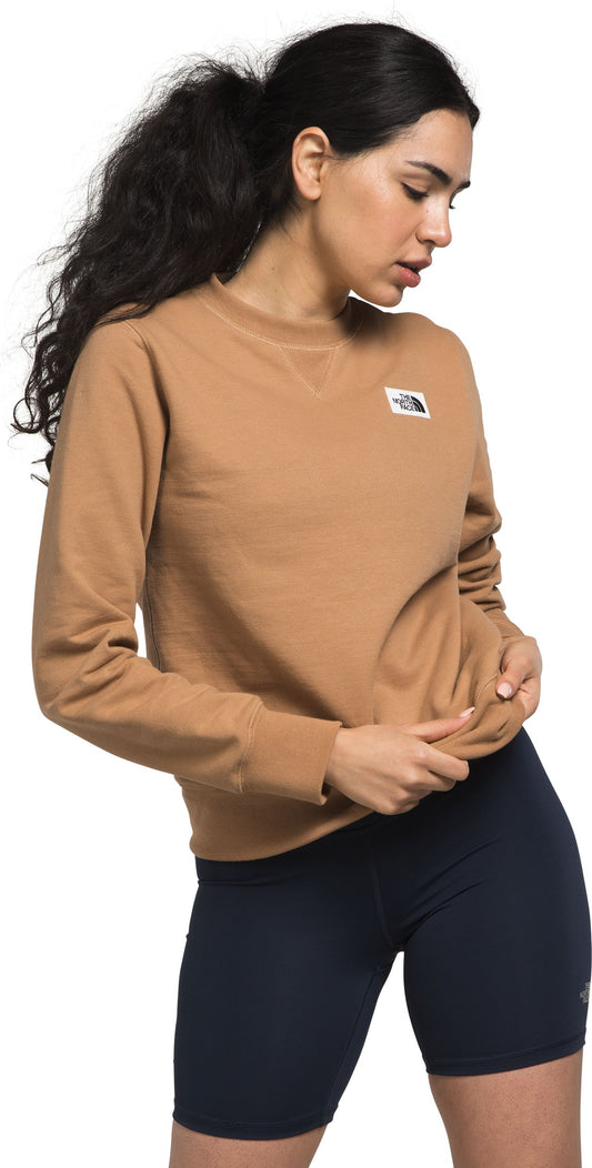 The North Face Apparel W Heritage Patch Crew Almond Butter