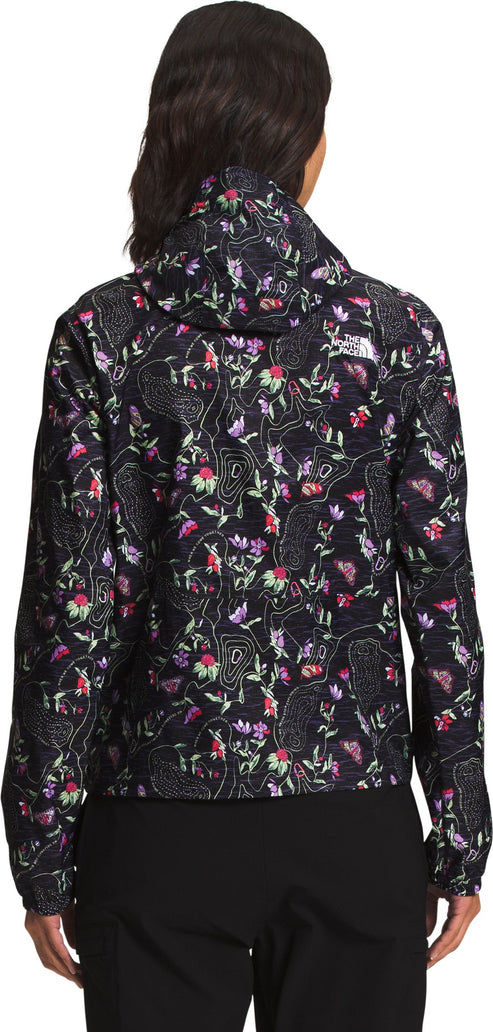 The North Face Apparel W Printed Cyclone Jacket 3 Tnf Black Iwd Print