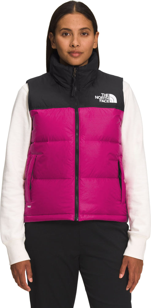 The North Face Apparel Womens 1996 Retro Nuptse Vest Fuschia Pink