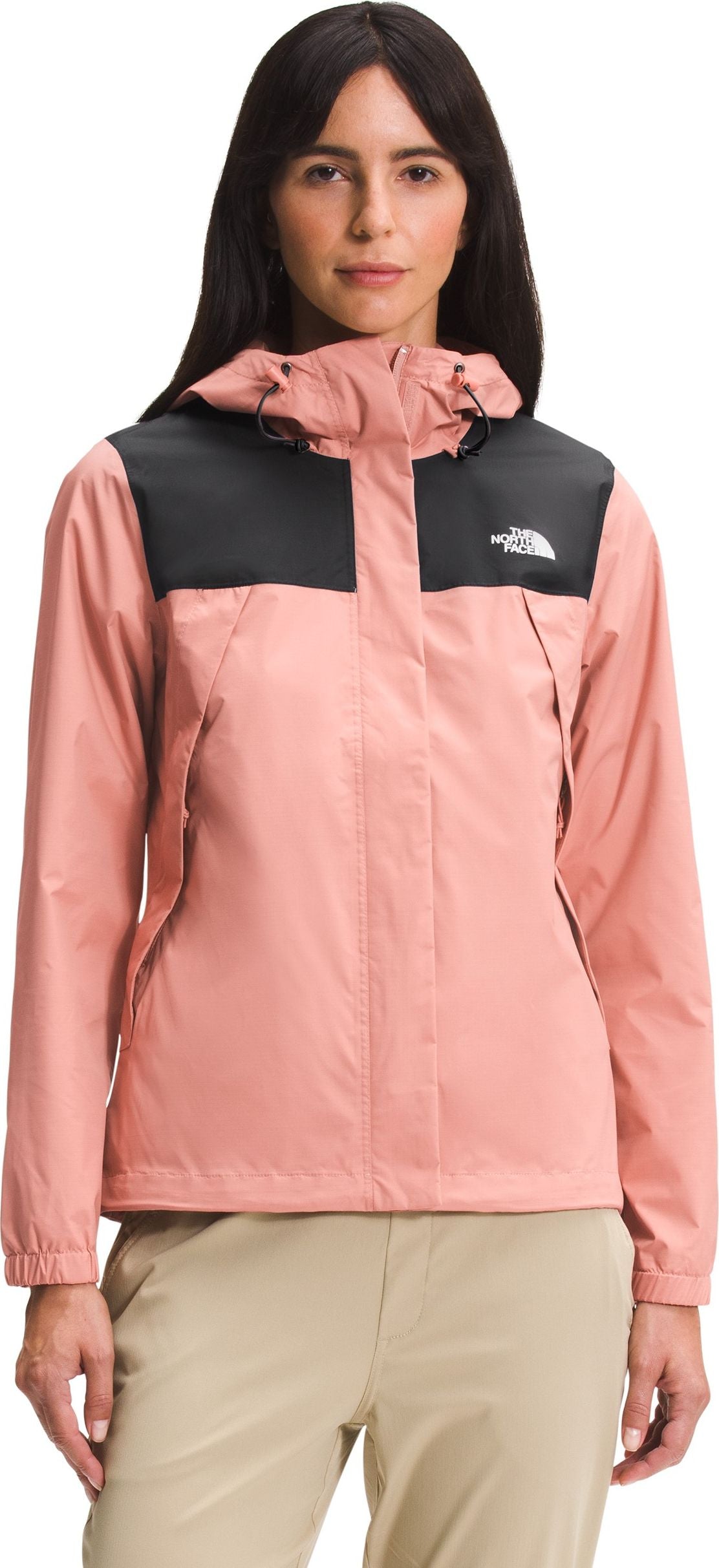 Women's Antora Jacket Rose Dawn TNF Black | Quarks Shoes