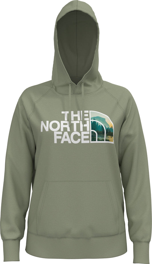 The North Face Apparel Women's Half Dome Pullover Hoodie Tea Green