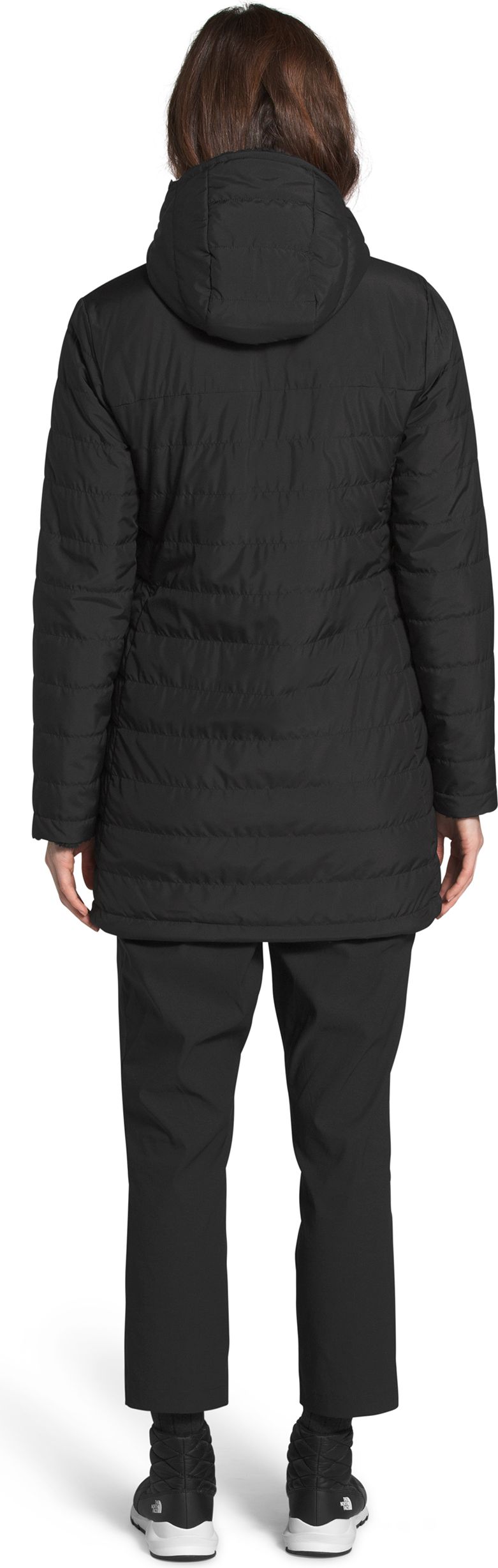 The North Face Apparel Women's Mossbud Insulated Reversible Parka Tnf Black