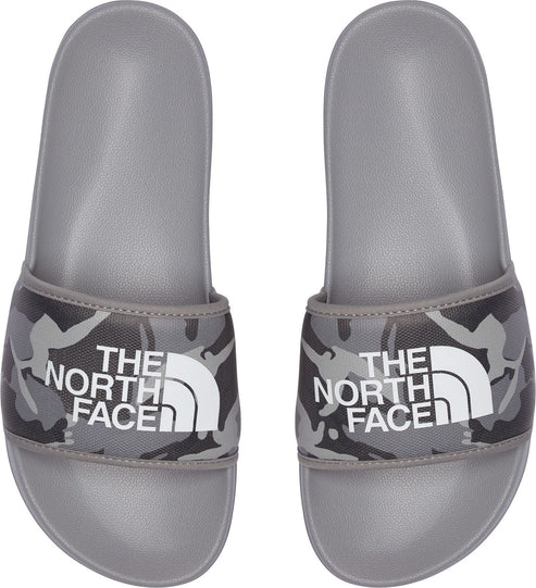 The North Face Sandals Men's Base Camp Slide Iii Asphalt Grey Explorer Camo Print Meld Grey