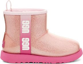 UGG Australia Boots Classic Clear Mini Ii Pink Combo