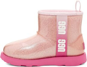 UGG Australia Boots Classic Clear Mini Ii Pink Combo