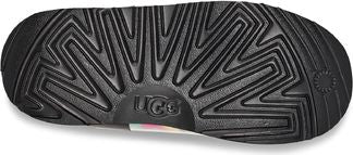 Black shoe sole with a zig-zag pattern and 'UGG' logo.