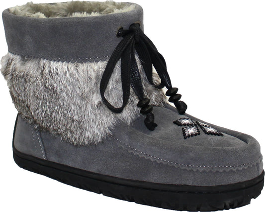 Urban Trail Boots Short Charcoal Suede Mukluk
