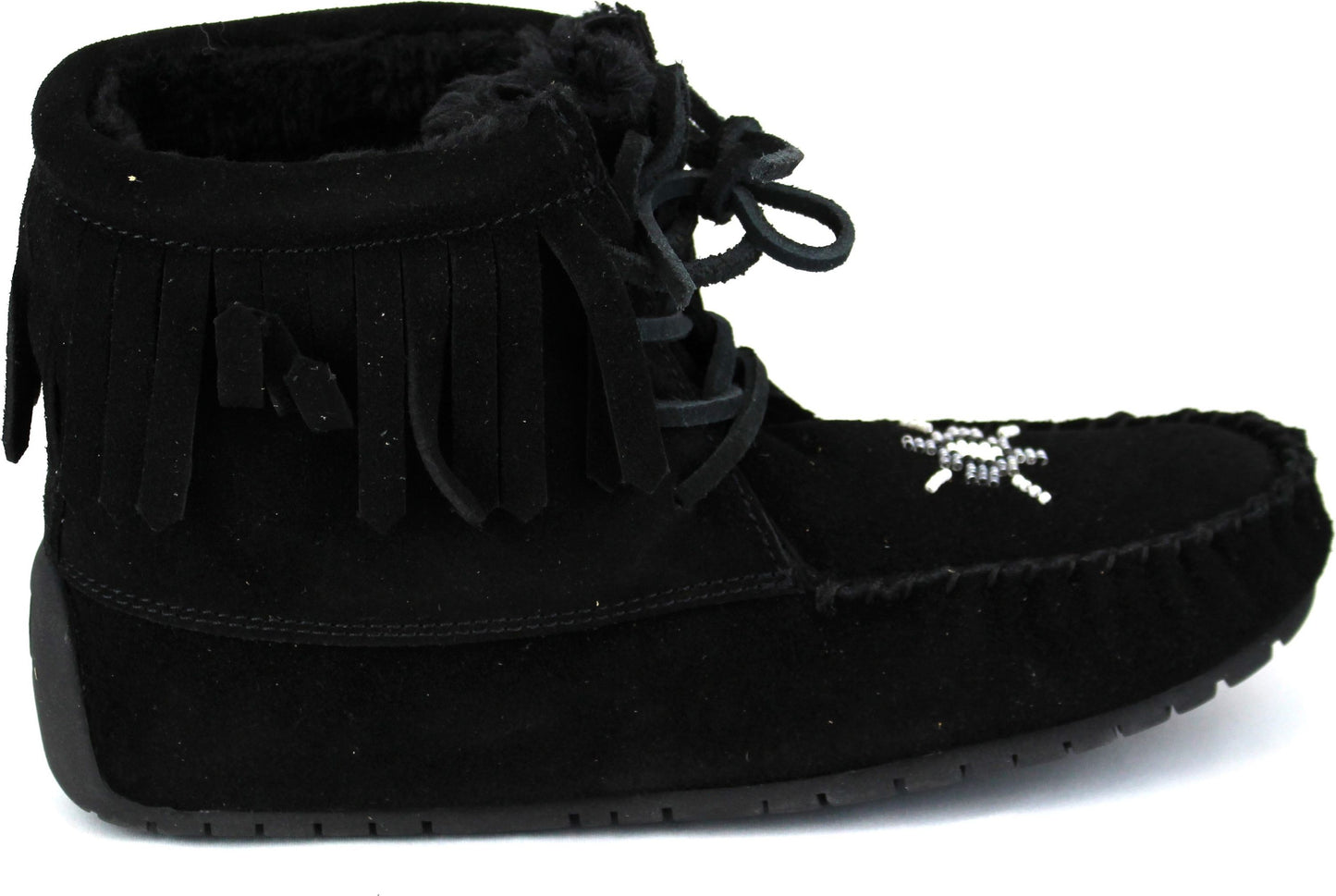 Urban Trail Boots Short Laceup Black Suede Boot