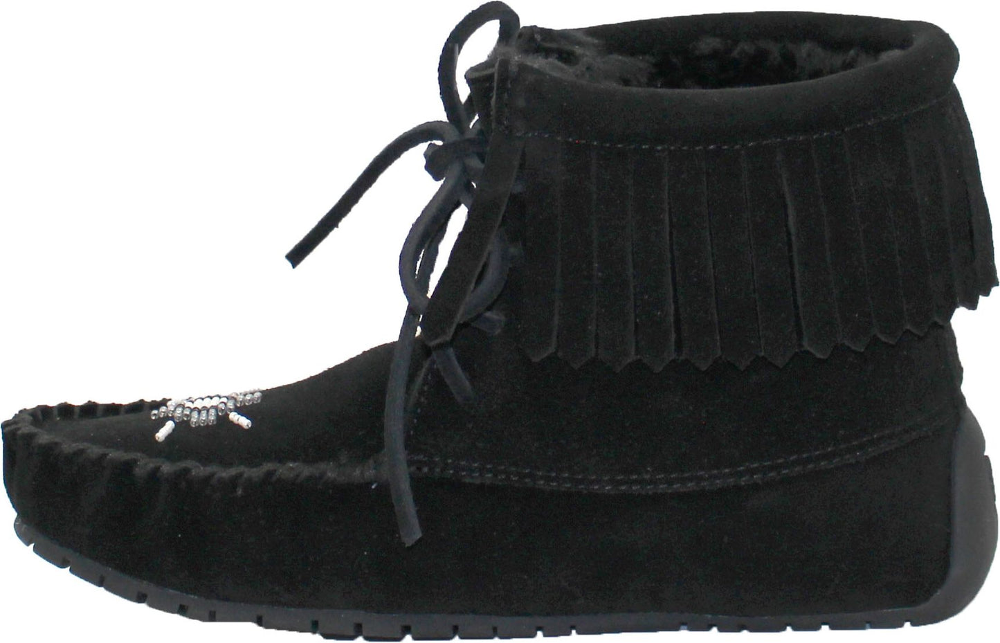 Urban Trail Boots Short Laceup Black Suede Boot