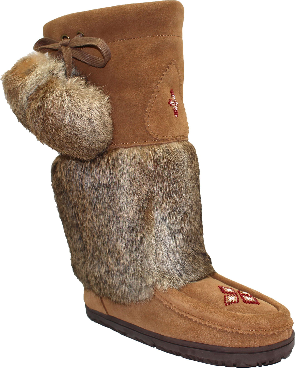 Tall Waterproof Oak Suede Mukluk Quarks Shoes
