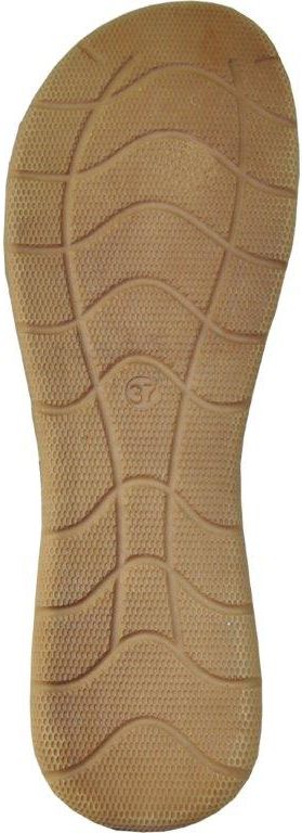 Close-up of a sandal sole with a textured pattern and the number 37 in the center.
