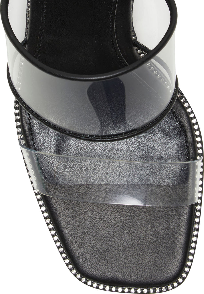 Vince Camuto Sandals Sevellin Black Clear