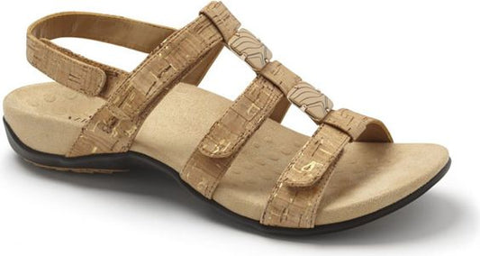 Vionic Sandals Amber Gold Cork